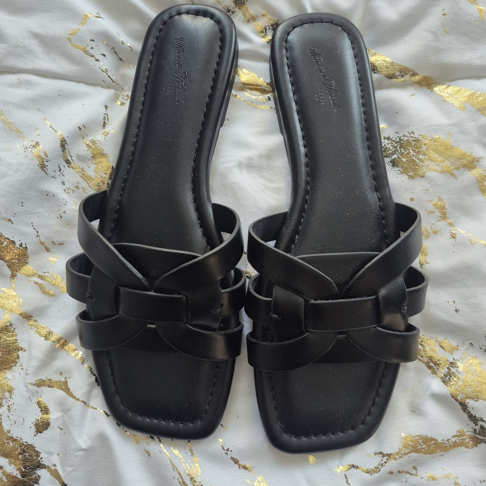 Black Strappy Sandals